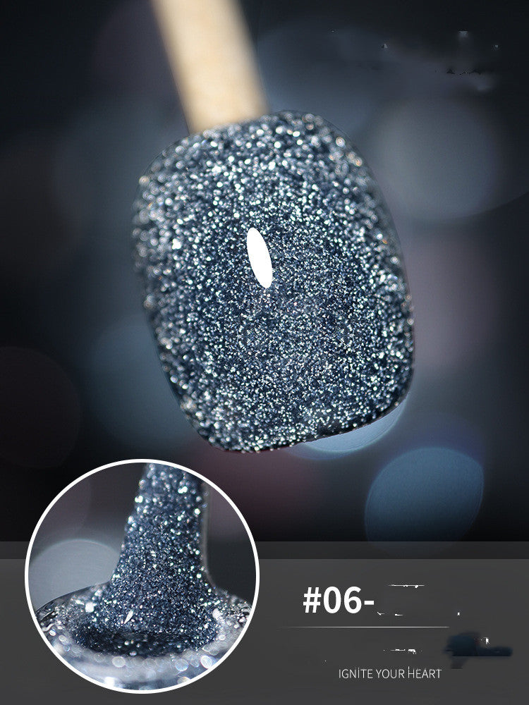10mL Glitter Nail Gel Polish Primer UV Nail Gel Varnish