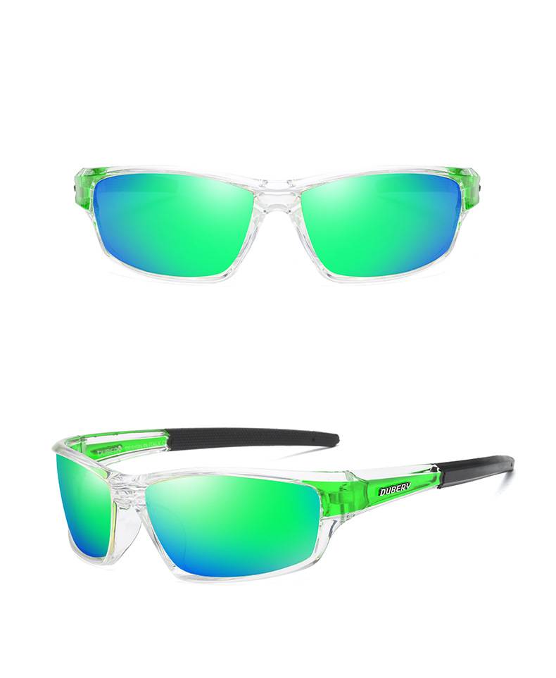 DUBERY New Retro Men's Polarized Sunglasses Daily Leisure Travel Sports Mens Sun Glasses Anti-Glare UV400 Outdoor Goggles D1 Shades