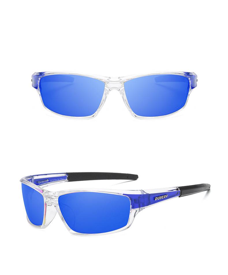 DUBERY New Retro Men's Polarized Sunglasses Daily Leisure Travel Sports Mens Sun Glasses Anti-Glare UV400 Outdoor Goggles D1 Shades