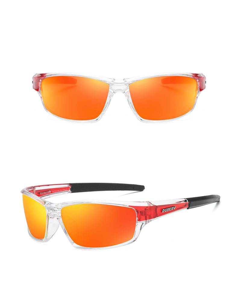 DUBERY New Retro Men's Polarized Sunglasses Daily Leisure Travel Sports Mens Sun Glasses Anti-Glare UV400 Outdoor Goggles D1 Shades