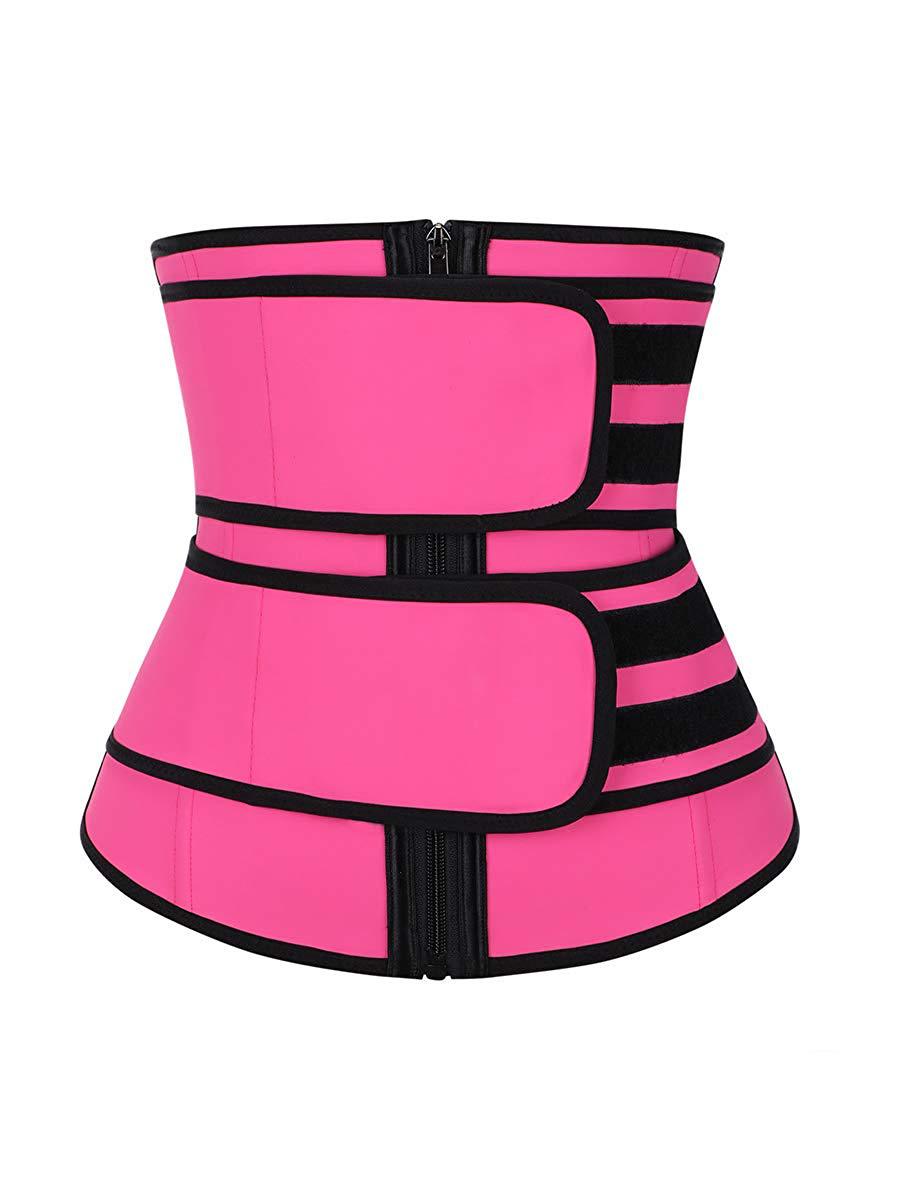 Double Waist Belt Waist Trainer Steel Bone Corset Waist Trainer Neoprene Corset Women's Waist Trainer