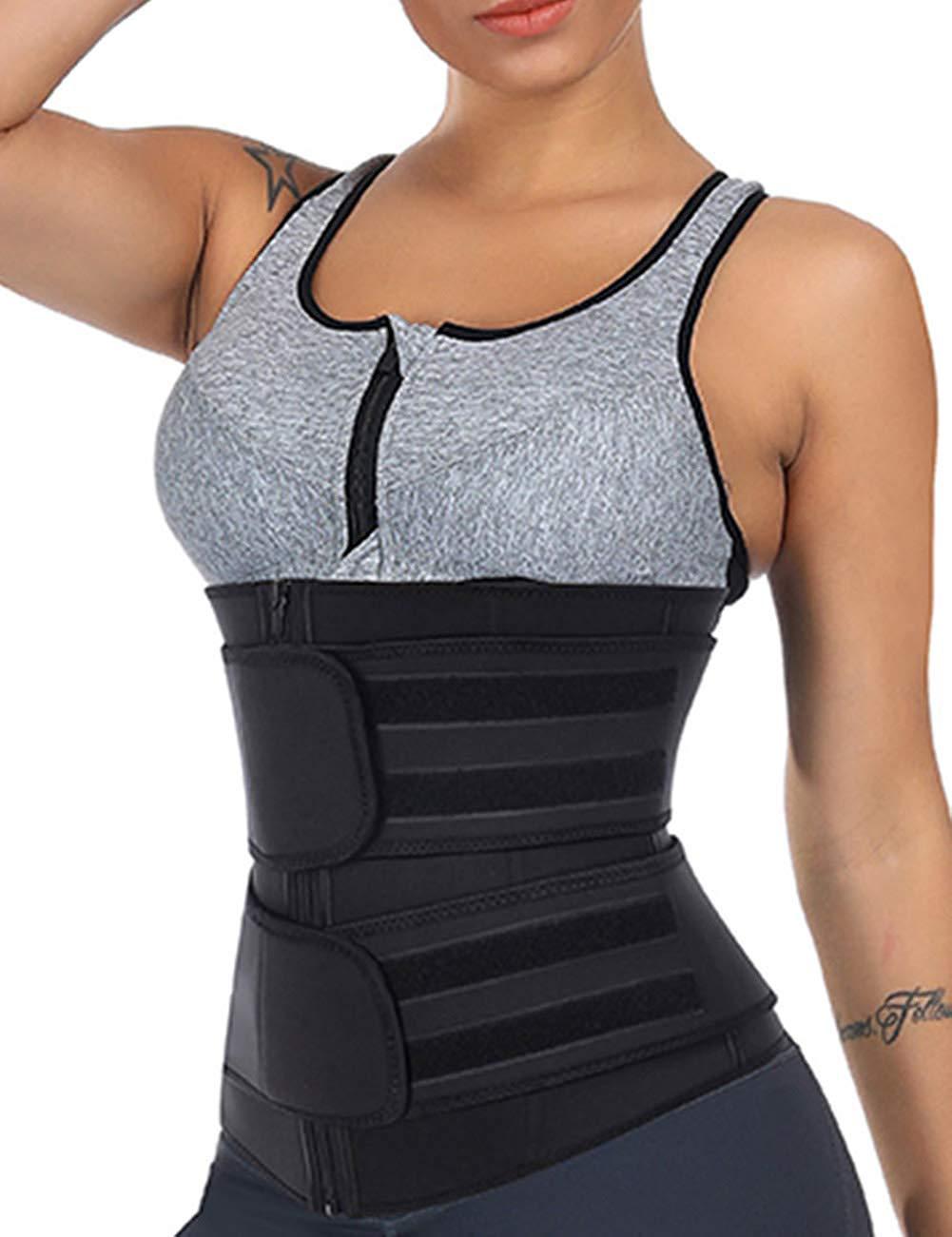 Double Waist Belt Waist Trainer Steel Bone Corset Waist Trainer Neoprene Corset Women's Waist Trainer