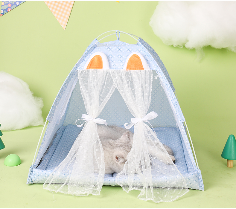 Summer Cat Bed Cat House Cat Tent Kitten Bed Pet Bed Various Colors and Sizes Pet Supplies for Cat Pet Products for Cats, Kittens, Fur Babies, Animals