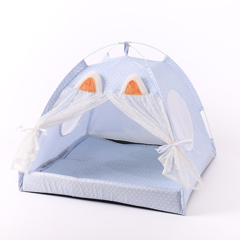 Summer Cat Bed Cat House Cat Tent Kitten Bed Pet Bed Various Colors and Sizes Pet Supplies for Cat Pet Products for Cats, Kittens, Fur Babies, Animals
