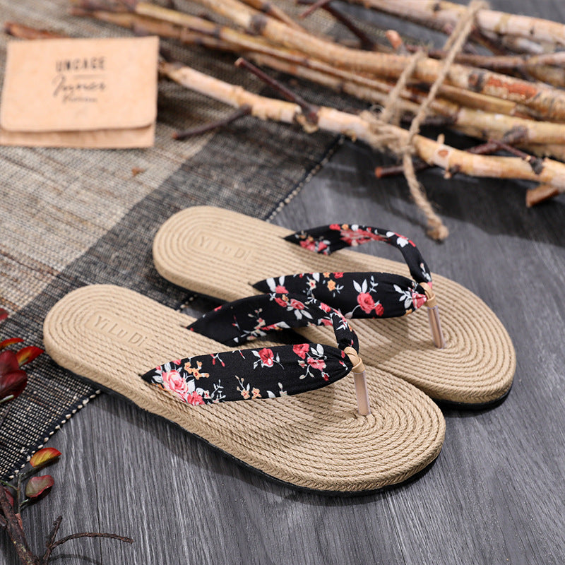 Women’s Sandals Coconut Floral Leopard Print Beach Flip Flops