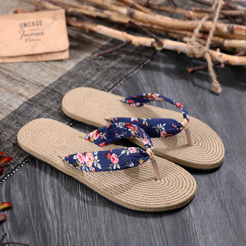 Women’s Sandals Coconut Floral Leopard Print Beach Flip Flops