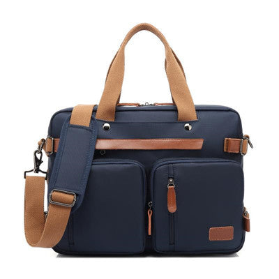 Tote Backpack 15.6-17.3 Inch Laptop Bag for Computer Waterproof Over the Shoulder Bag Fashion Travel Business Bag Professional Back Pack Convertible Nylon College High School Student Book Bag