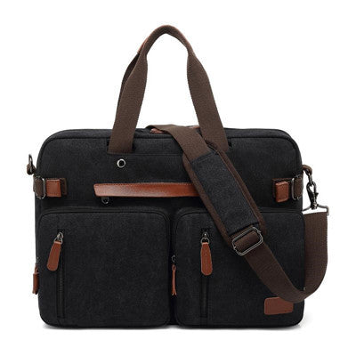 Tote Backpack 15.6-17.3 Inch Laptop Bag for Computer Waterproof Over the Shoulder Bag Fashion Travel Business Bag Professional Back Pack Convertible Nylon College High School Student Book Bag