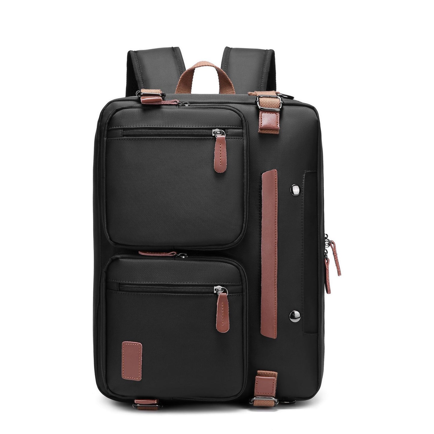 Tote Backpack 15.6-17.3 Inch Laptop Bag for Computer Waterproof Over the Shoulder Bag Fashion Travel Business Bag Professional Back Pack Convertible Nylon College High School Student Book Bag