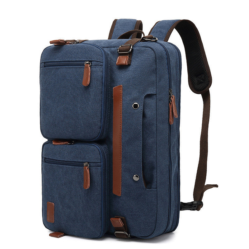 Tote Backpack 15.6-17.3 Inch Laptop Bag for Computer Waterproof Over the Shoulder Bag Fashion Travel Business Bag Professional Back Pack Convertible Nylon College High School Student Book Bag