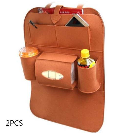 Multi-Purpose Seat Bag Organizer Tray for Car Seat Foldable Table for Travel Car Trash Can Storage Box Car Supplies Auto Accessories for Cars