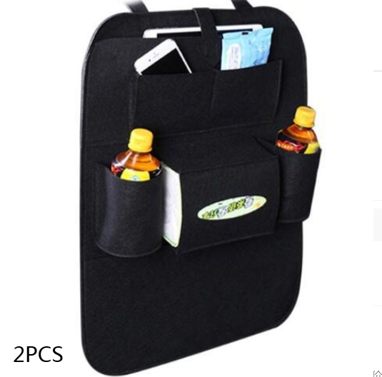 Multi-Purpose Seat Bag Organizer Tray for Car Seat Foldable Table for Travel Car Trash Can Storage Box Car Supplies Auto Accessories for Cars