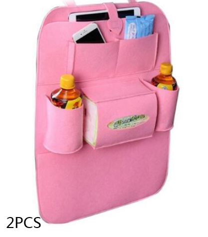 Multi-Purpose Seat Bag Organizer Tray for Car Seat Foldable Table for Travel Car Trash Can Storage Box Car Supplies Auto Accessories for Cars