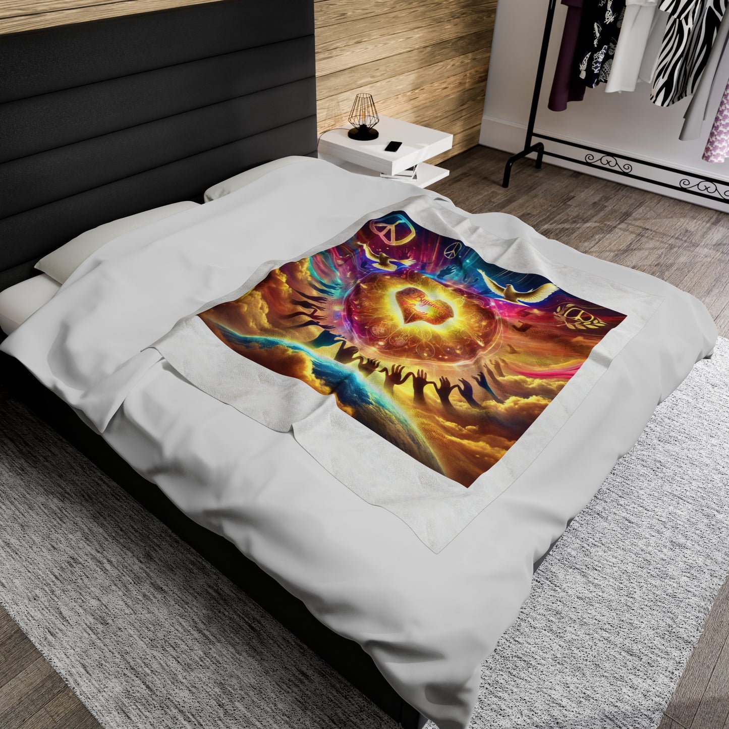 Beyond Limitless Velveteen Plush Blanket