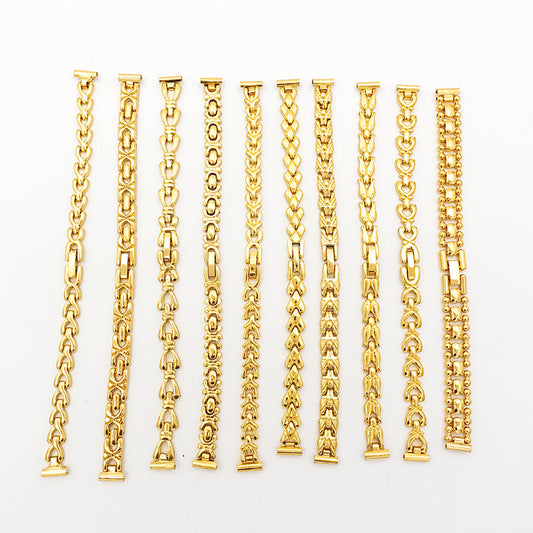 Gold bracelet strap