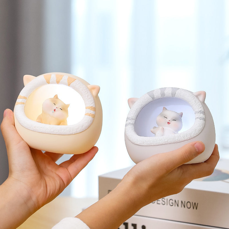 Creative And Cute Fat Cat Night Light