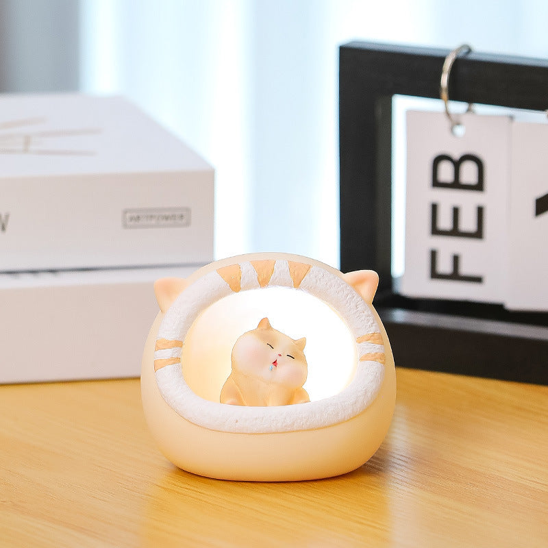 Creative And Cute Fat Cat Night Light