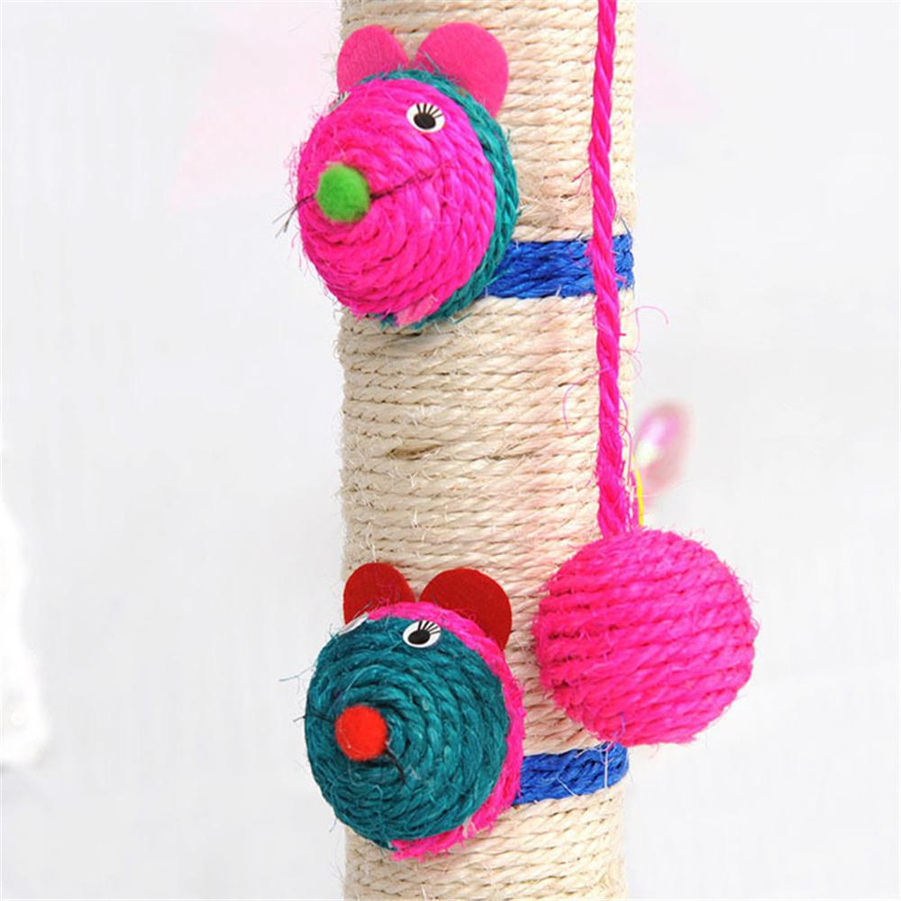 Sisal Cat Tree Cat Scratcher Climbing Frame Cat Nest One Column