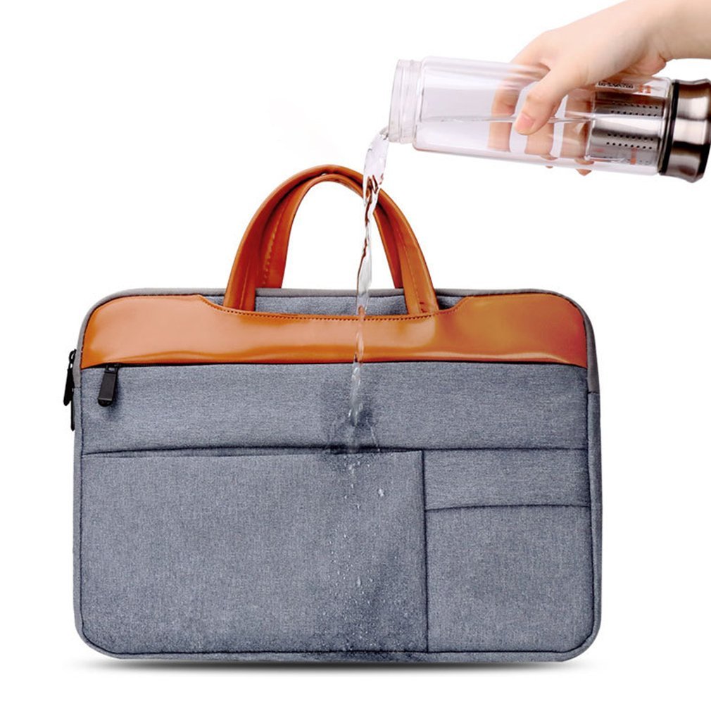 Waterproof Official Document Liner Creative Simple Solid Color Tablet Bag Laptop Bag Computer Tablet Case Laptop Sleeve Bag Business Bag for Computer Over the Shoulder Bag for Travel Fashion Professional Backpack College High School Student Book Bag