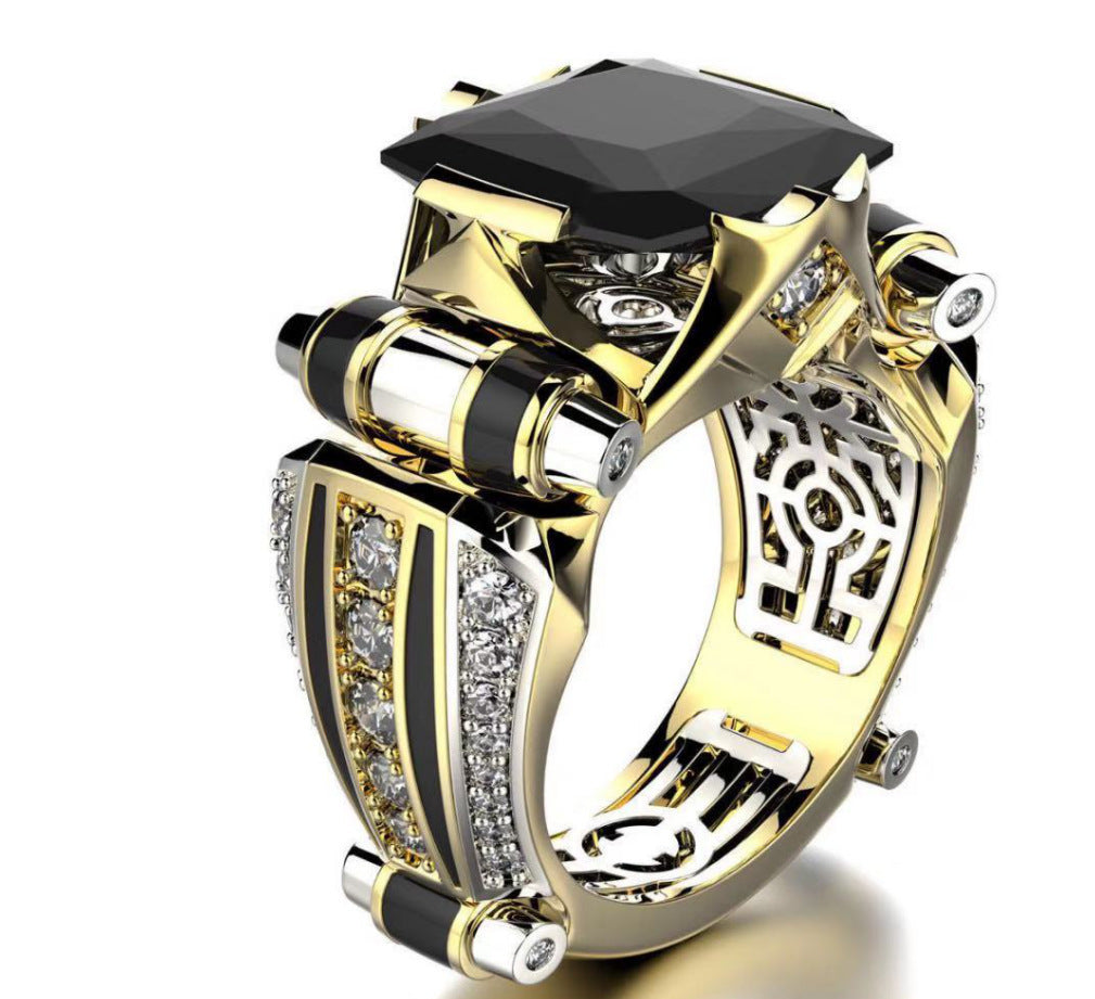 Diamond domineering ring