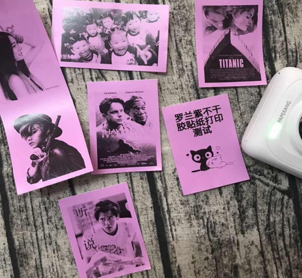 Per Page Mini Wireless Portable Thermal Printer Paper