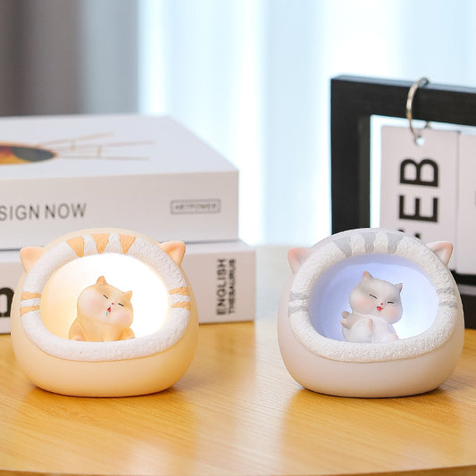 Creative And Cute Fat Cat Night Light