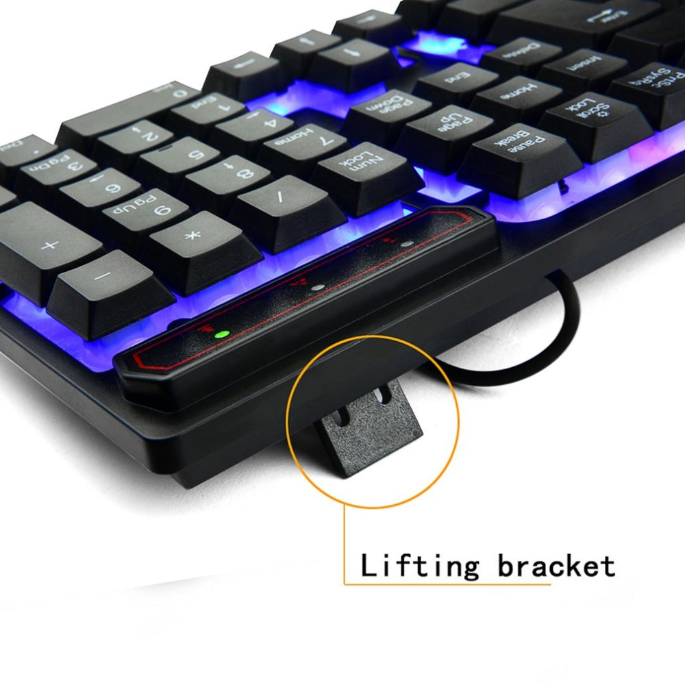 Illuminated Gaming Keyboard  Y604 Gaming Keyboard Computer Keyboard Keypad