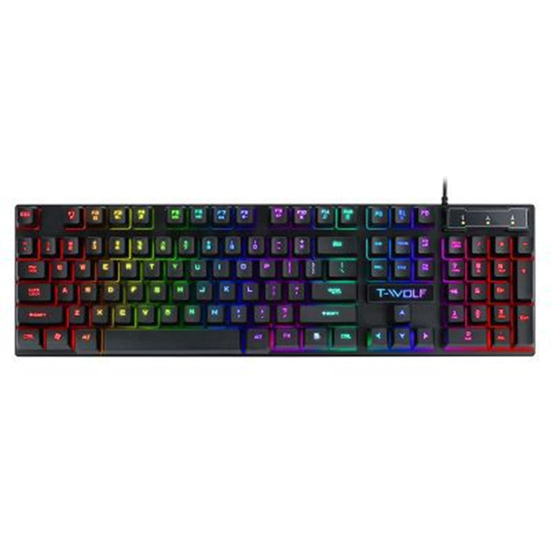 Luminous USB Gaming Keyboard Wired Keyboard Floating Manipulator Musician Keyboard
