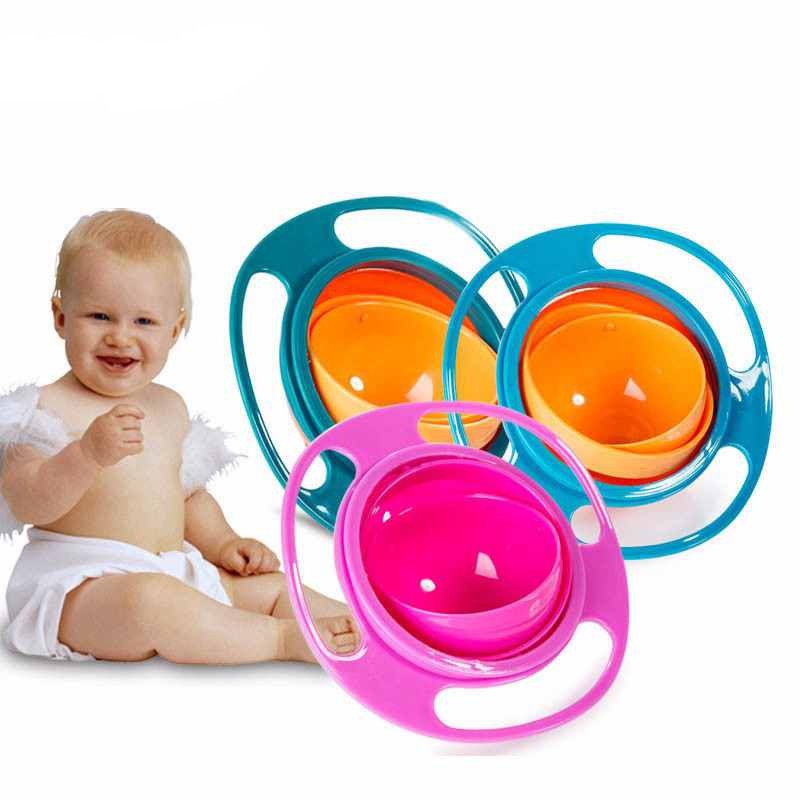 360 Rotate Universal Spill-proof Bowl Dishes for Babies, Toddlers, Kids