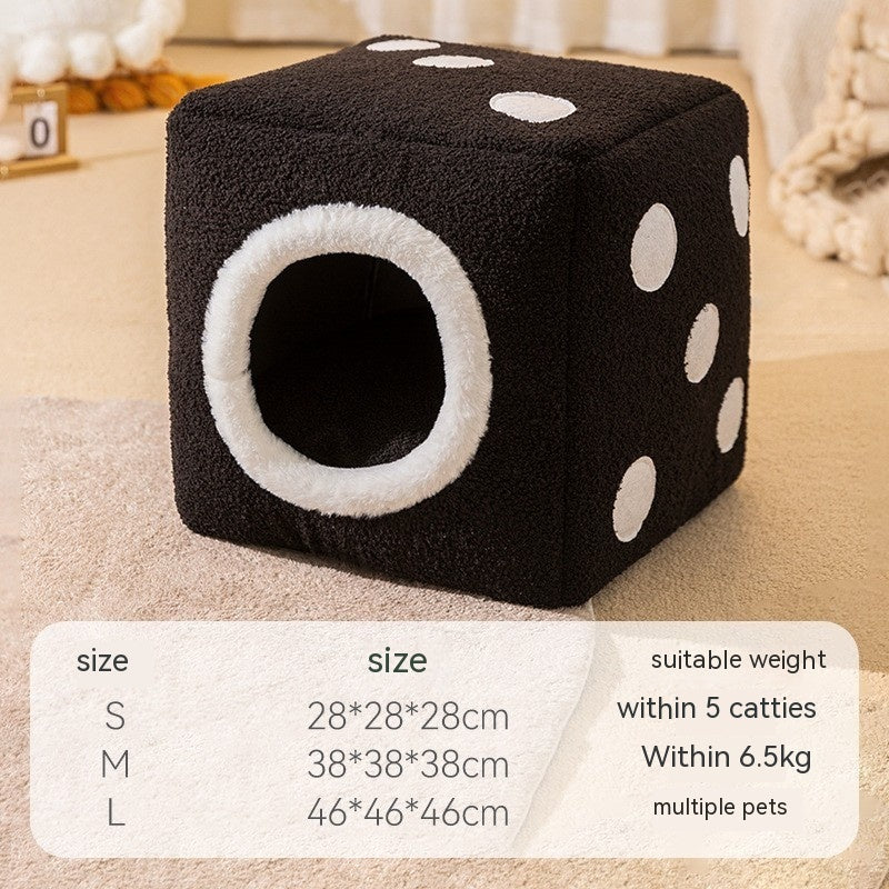 Autumn And Winter Cat Dog Arctic for Kitten or Puppy Warm Thickened Pumpkin Dog Closed Windproof Pet Bed Cat House Cat Tent Various Colors and Sizes Pet Supplies for Cat Pet Products for Cats, Kittens, Dogs, Puppies, Fur Babies, Animals