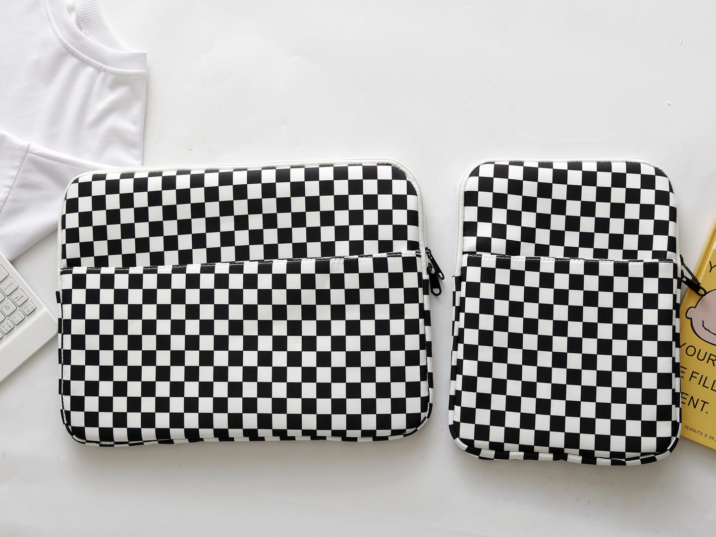 Checkerboard Laptop Bag Business Bag for Computer Checkered Bag Travel Fashion Professional Backpack College Highschool Student Book Bag