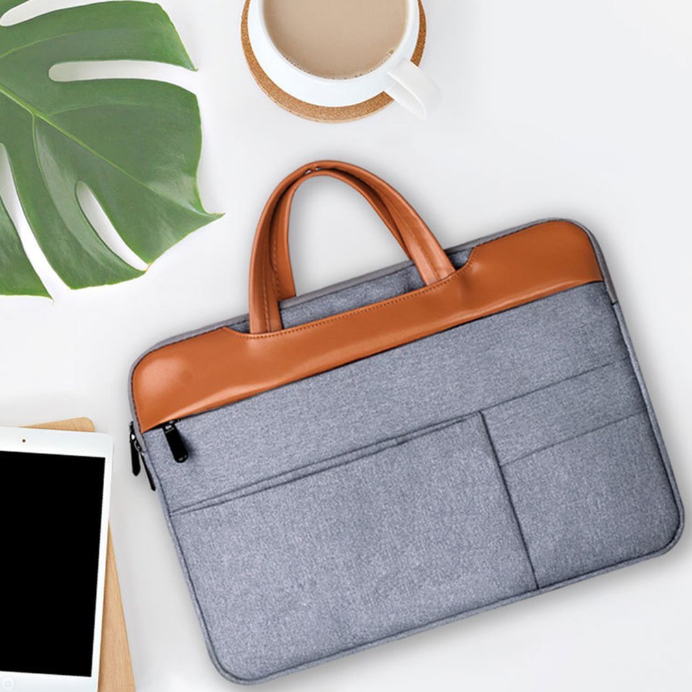 Waterproof Official Document Liner Creative Simple Solid Color Tablet Bag Laptop Bag Computer Tablet Case Laptop Sleeve Bag Business Bag for Computer Over the Shoulder Bag for Travel Fashion Professional Backpack College High School Student Book Bag
