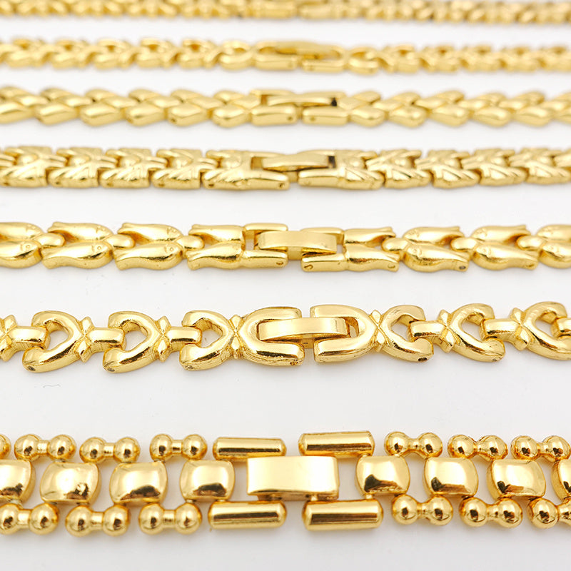 Gold bracelet strap