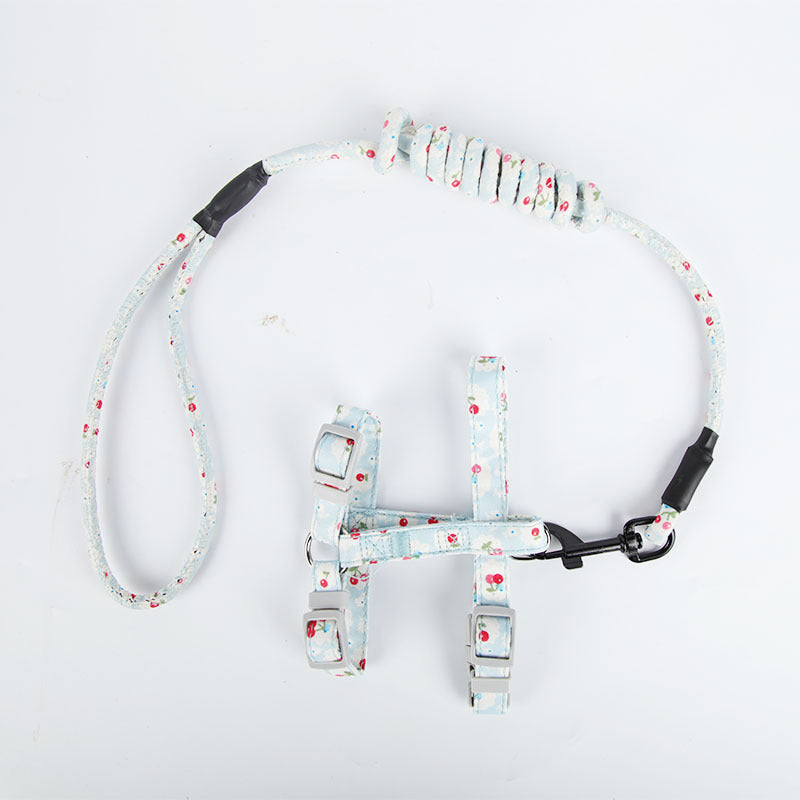 Walking the cat rope pet chest strap
