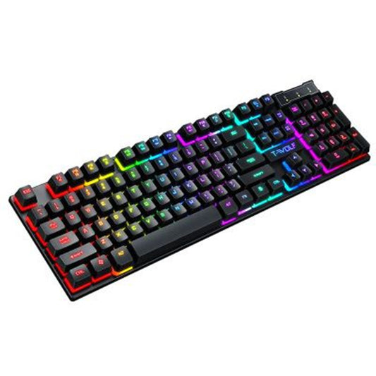 Luminous USB Gaming Keyboard Wired Keyboard Floating Manipulator Musician Keyboard