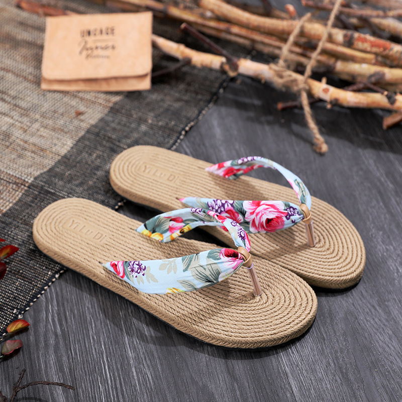 Women’s Sandals Coconut Floral Leopard Print Beach Flip Flops