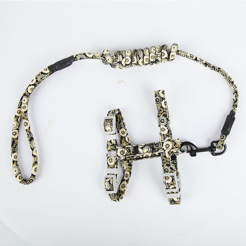 Walking the cat rope pet chest strap