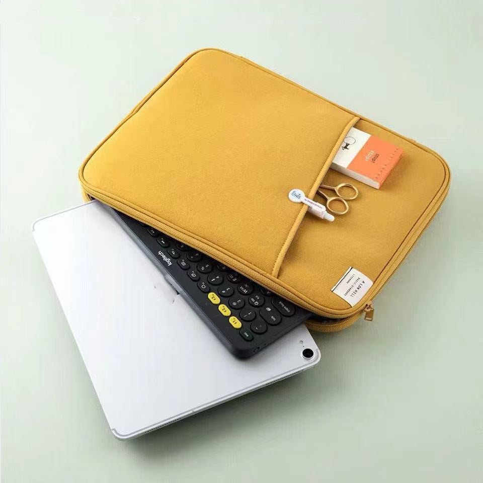 Creative Simple Solid Color Tablet Bag Laptop Bag Computer Tablet Case Laptop Sleeve Document Liner Protective Sleeve Bag Business Bag for Computer Over the Shoulder Bag for Travel Fashion Professional Backpack College High School Student Book Bag