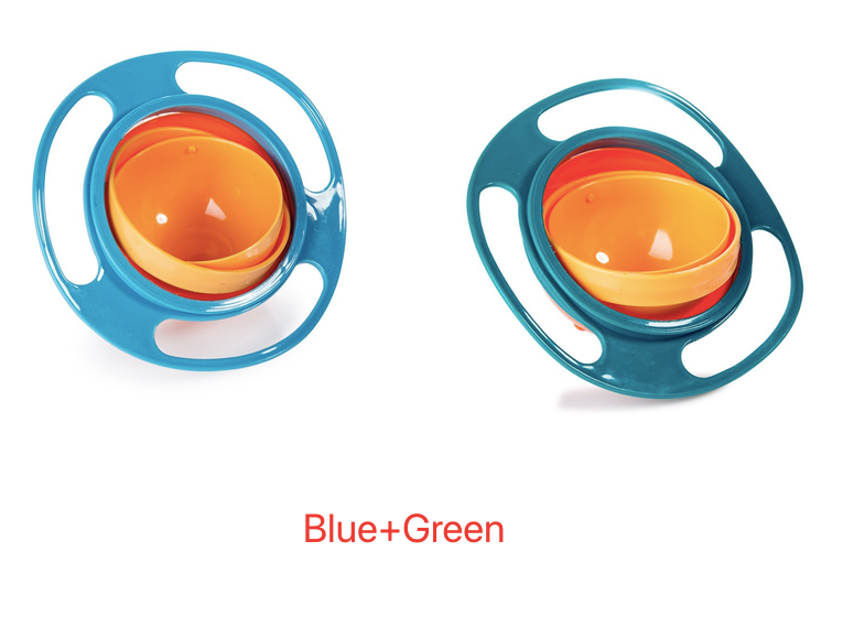 360 Rotate Universal Spill-proof Bowl Dishes for Babies, Toddlers, Kids