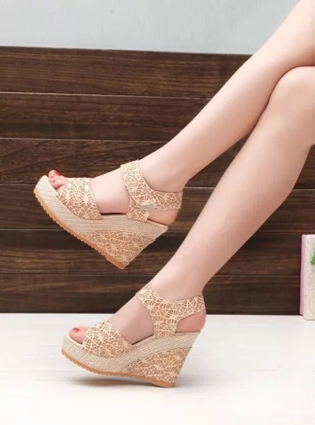 Flat Bottom High Heel Sandals Fashion Shoes for Women