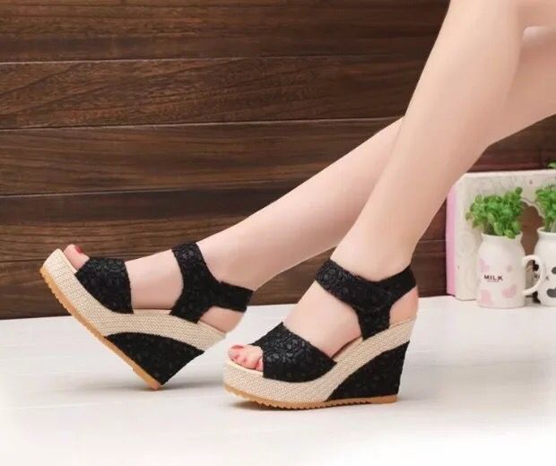 Flat Bottom High Heel Sandals Fashion Shoes for Women
