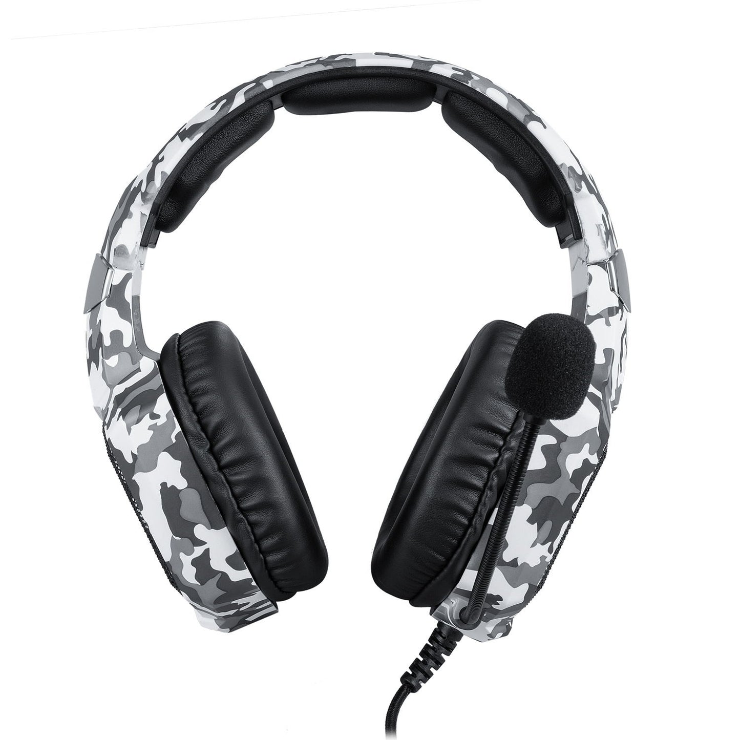 K8 Camouflage Headphones Wired Gaming Headset Music Earphones