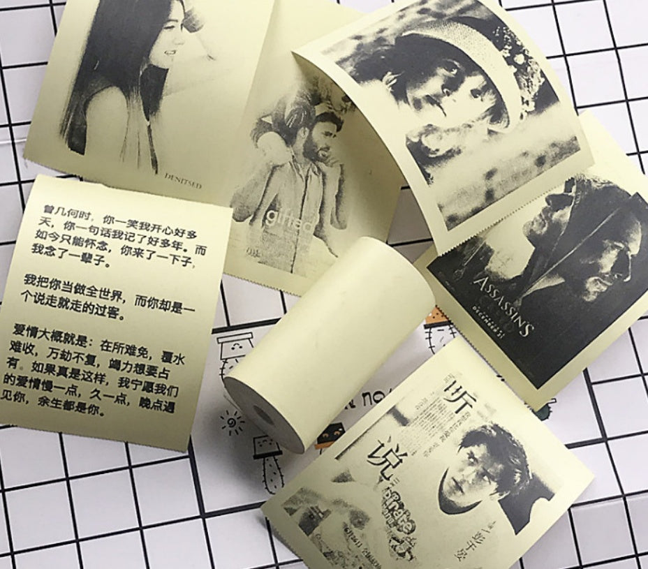 Per Page Mini Wireless Portable Thermal Printer Paper