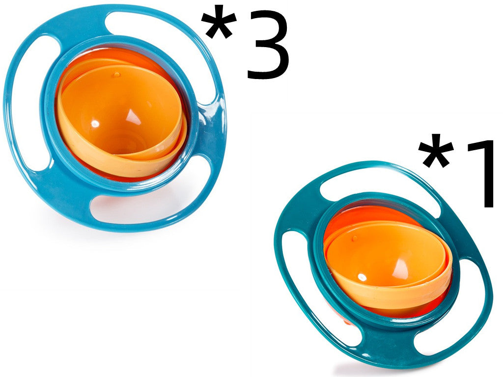 360 Rotate Universal Spill-proof Bowl Dishes for Babies, Toddlers, Kids