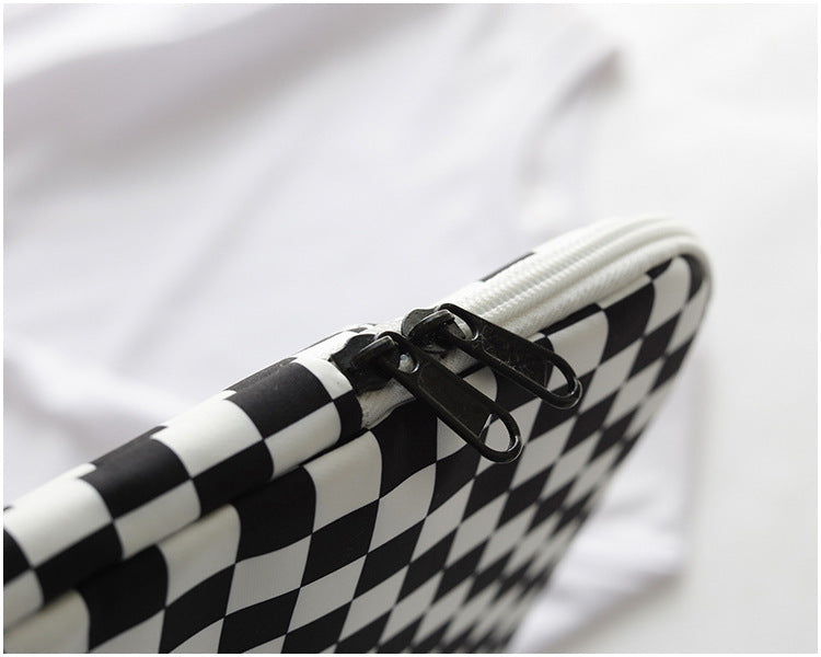 Checkerboard Laptop Bag Business Bag for Computer Checkered Bag Travel Fashion Professional Backpack College Highschool Student Book Bag