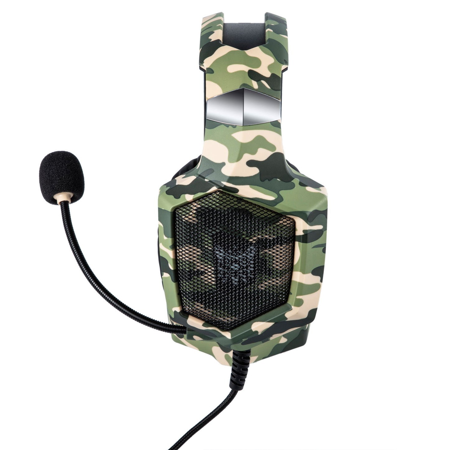 K8 Camouflage Headphones Wired Gaming Headset Music Earphones