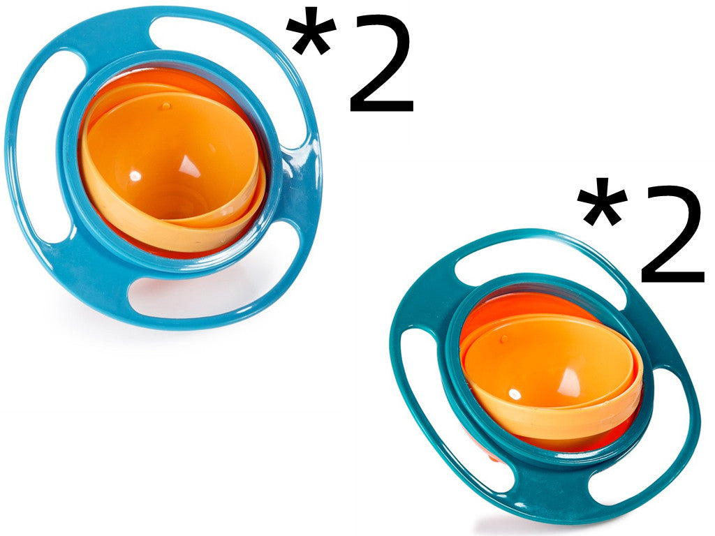 360 Rotate Universal Spill-proof Bowl Dishes for Babies, Toddlers, Kids