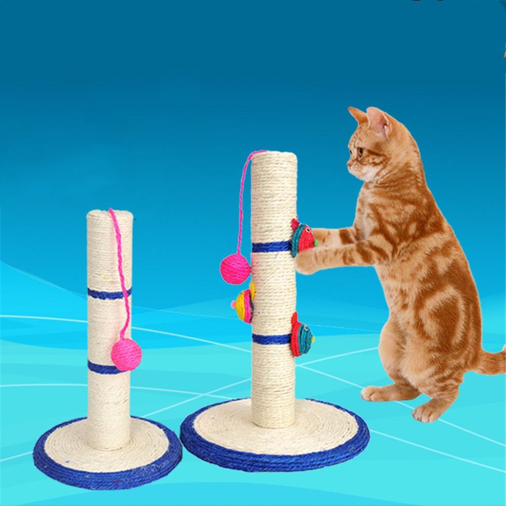 Sisal Cat Tree Cat Scratcher Climbing Frame Cat Nest One Column
