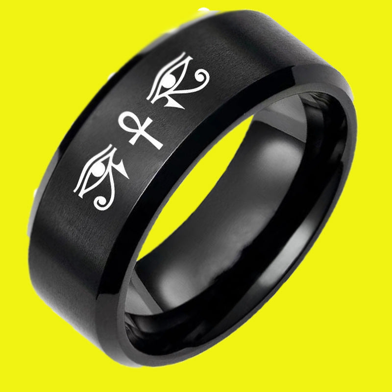 Men's Fashion Titanium Steel Ring