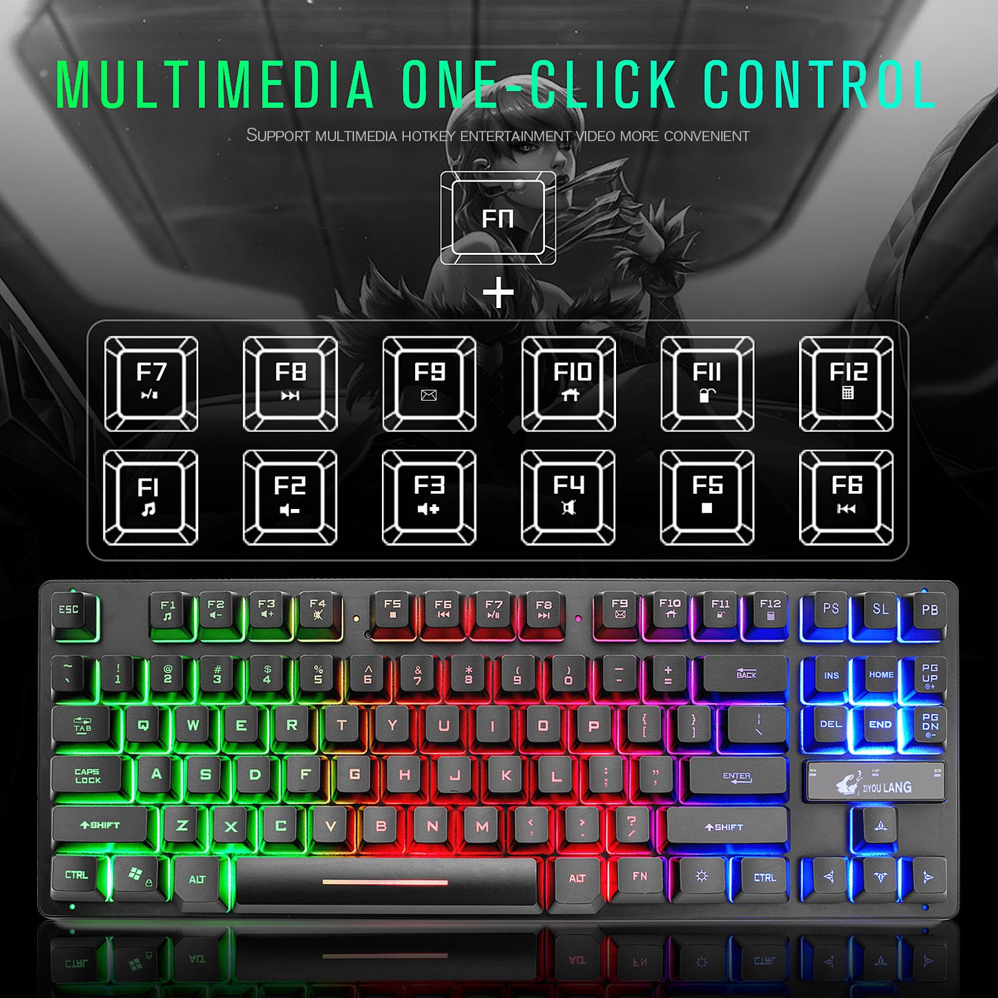Electronic Mechanical Gaming Keyboard Notebook Keyboard Musician Keyboard